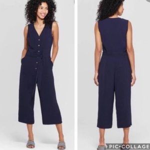 A New Day - Navy Jumpsuit